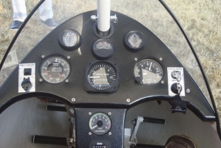 Panel de control del vuelo